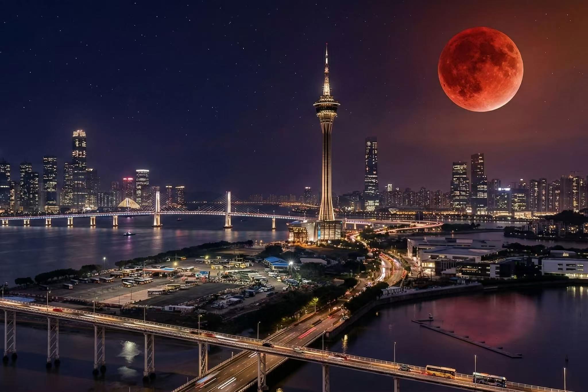 Macau sauna concierge — Macau night skyline, VIP booking & luxury pickup